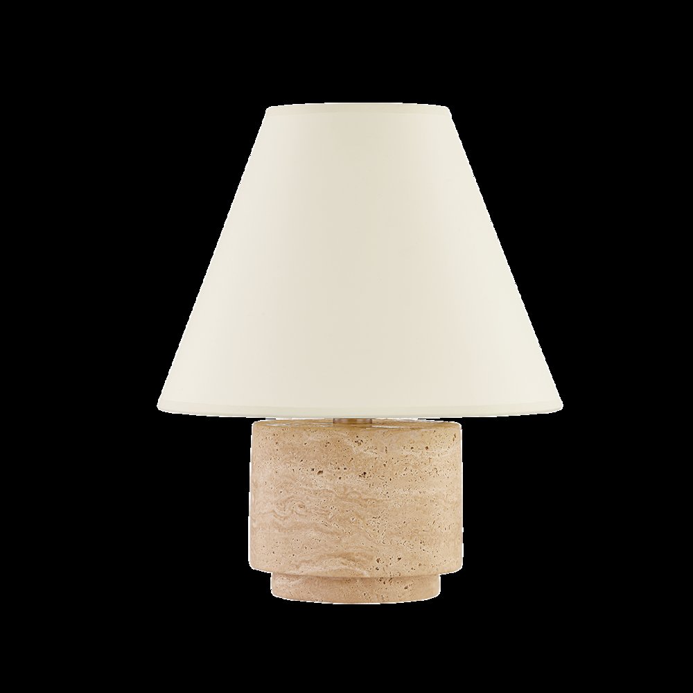 Bronte Table Lamp, Patina Brass. Picture 1