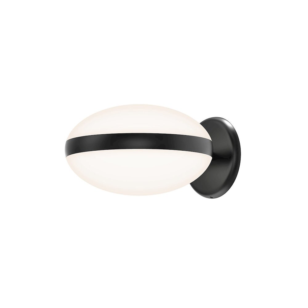 Pillows Wall Sconce, Satin Black. Picture 1