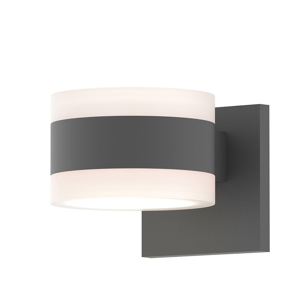 REALS Wall Sconce, Textured Gray. Picture 1