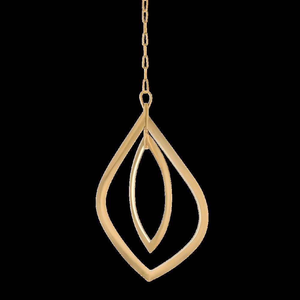 Arles Chandelier, Vintage Brass. Picture 1