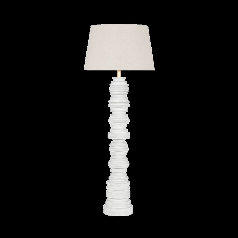 Wayzata Floor Lamp, Aged Brass. Picture 1