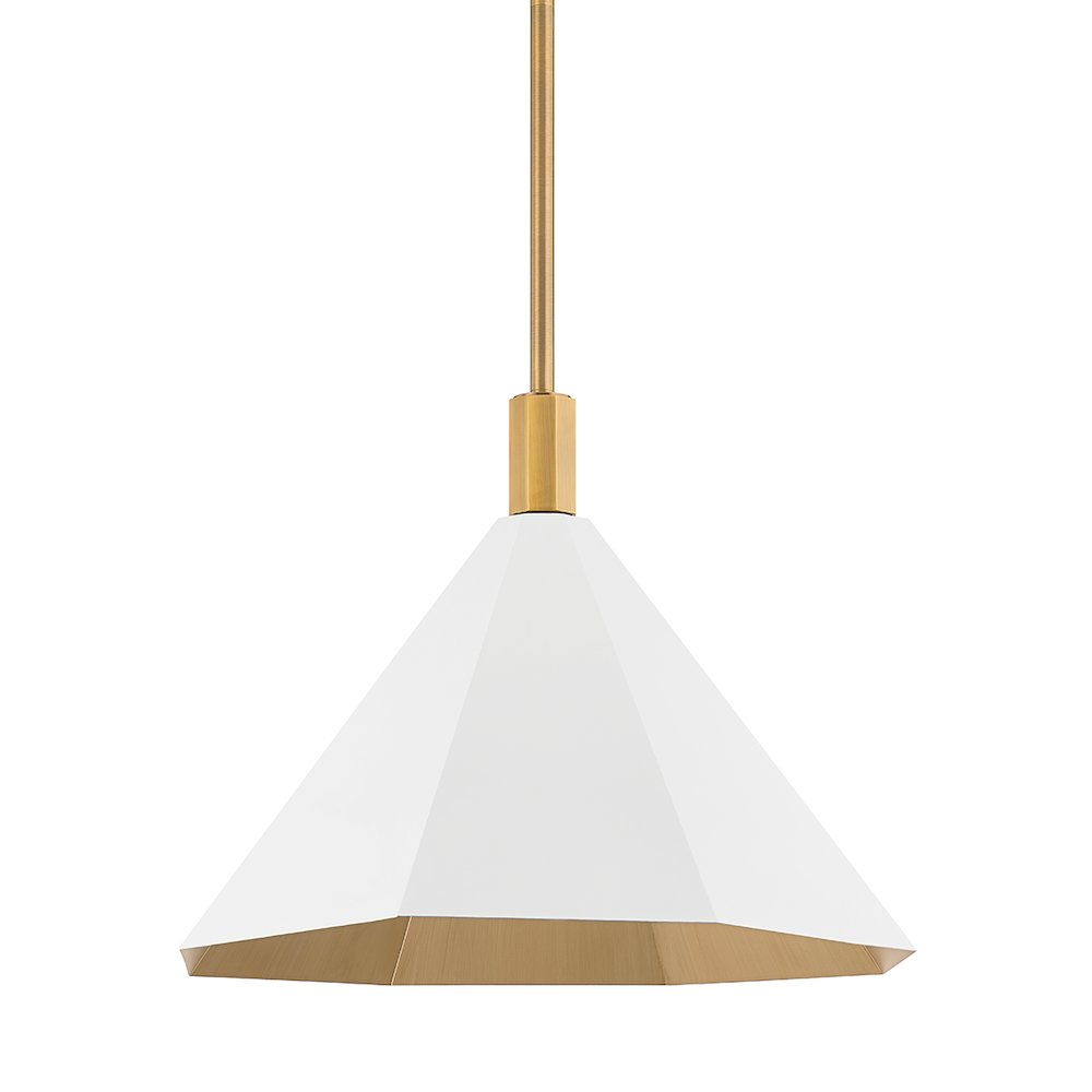 Huntley Pendant, Patina Brass. Picture 1