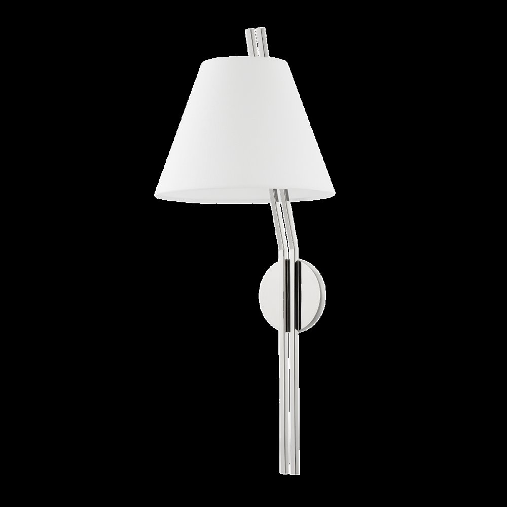 Shokan Wall Sconce, Polished Nickel. Picture 1