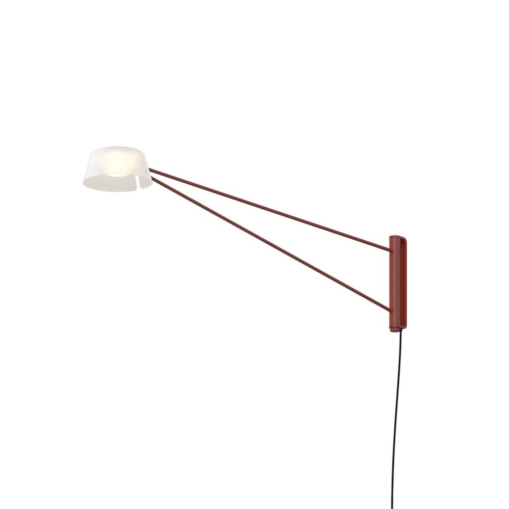 Ray Wall Sconce, Oxide Red. Picture 1