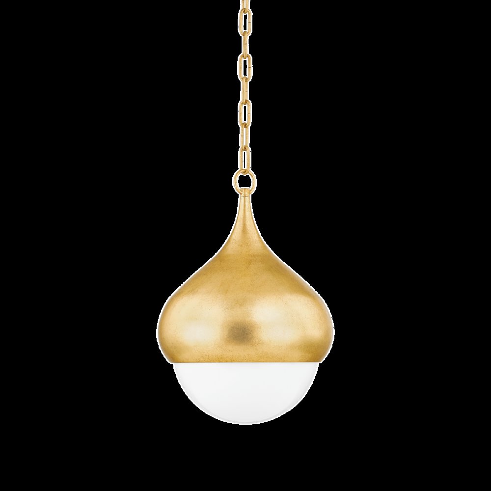 Luciel Pendant, Vintage Gold Leaf. Picture 1