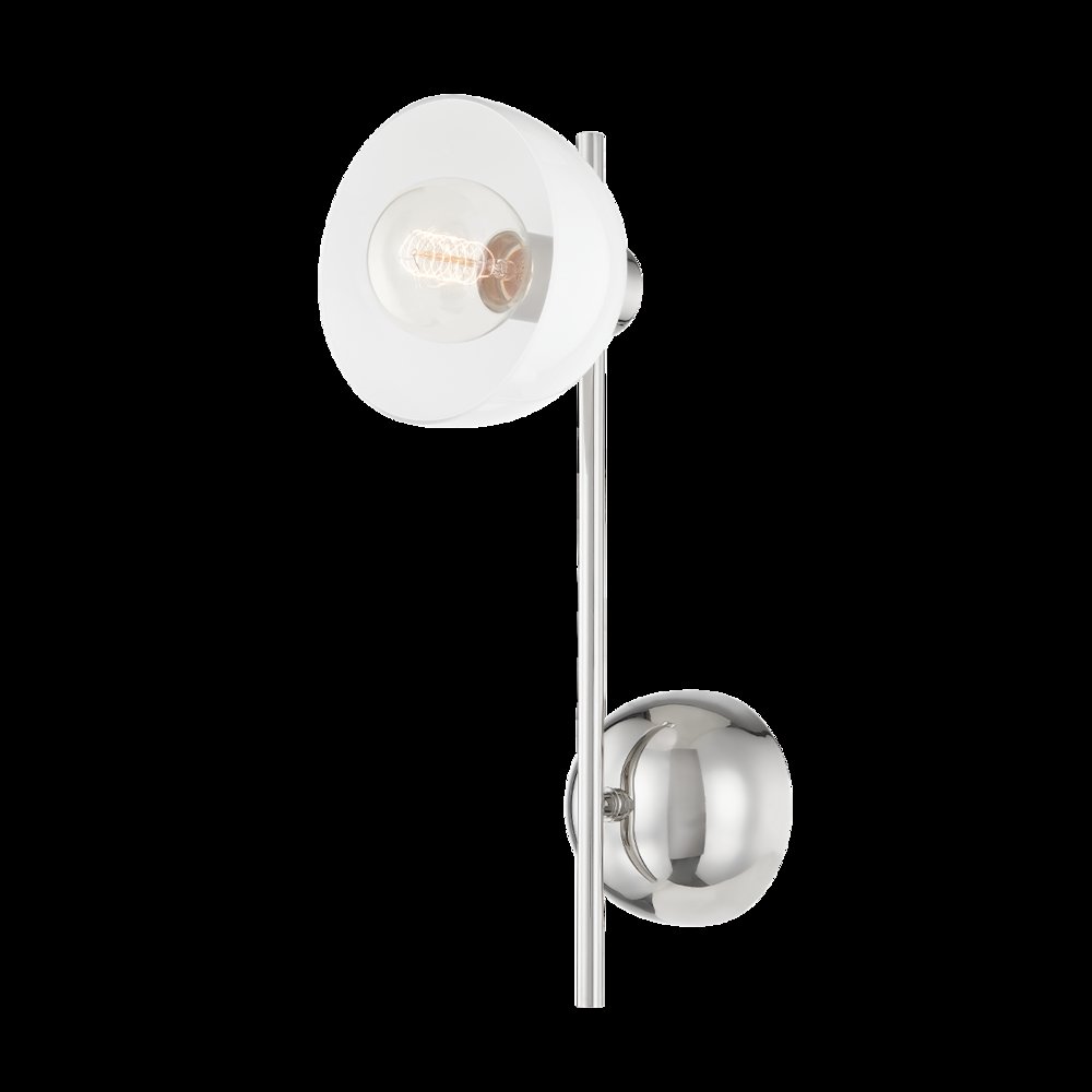 Belle Wall Sconce, Polished Nickel. Picture 1