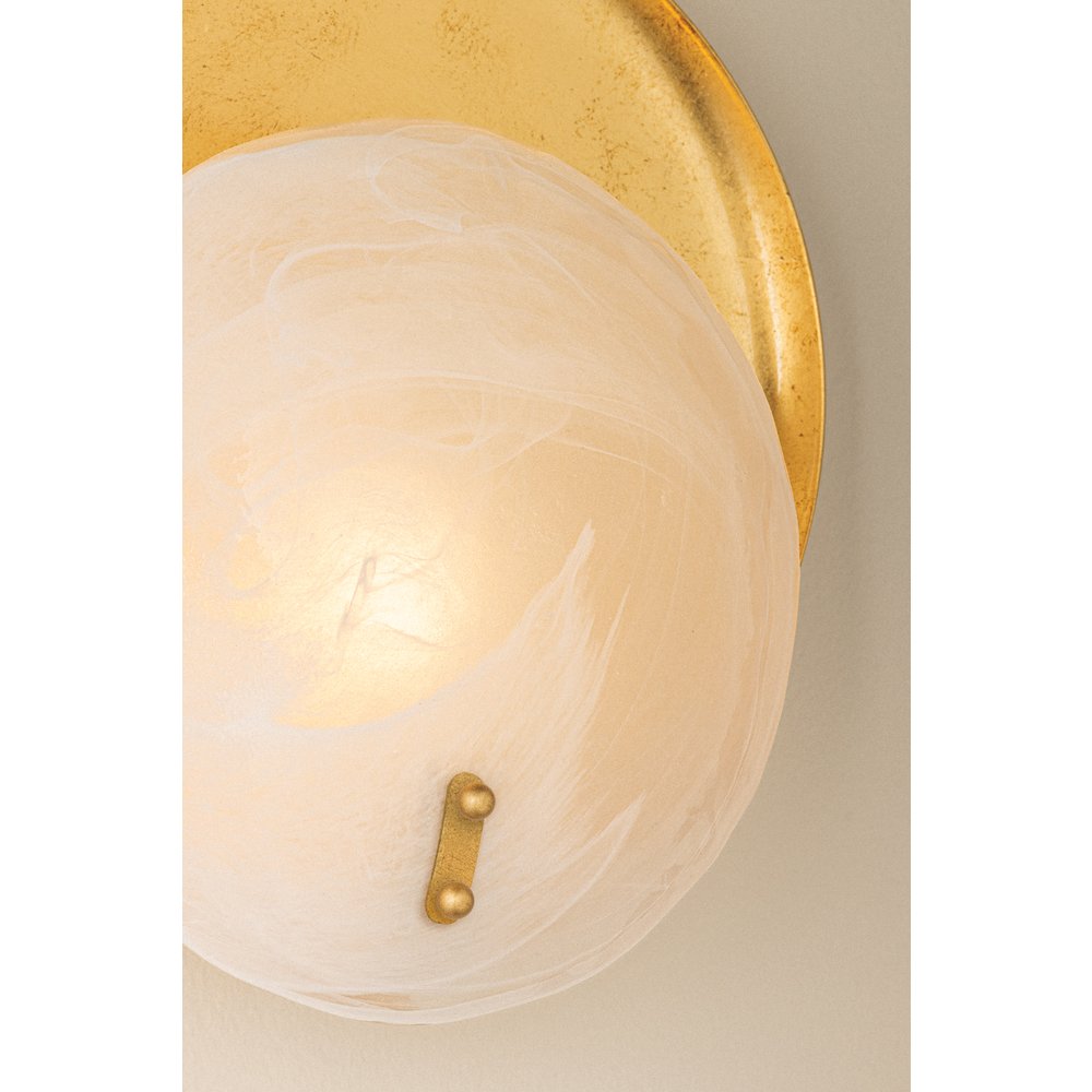 Shanette Wall Sconce, Vintage Gold Leaf. Picture 3