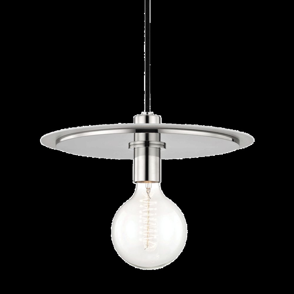 Milo Pendant, Polished Nickel. Picture 1