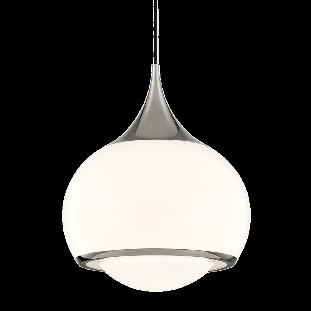 Reese Pendant, Polished Nickel. Picture 1
