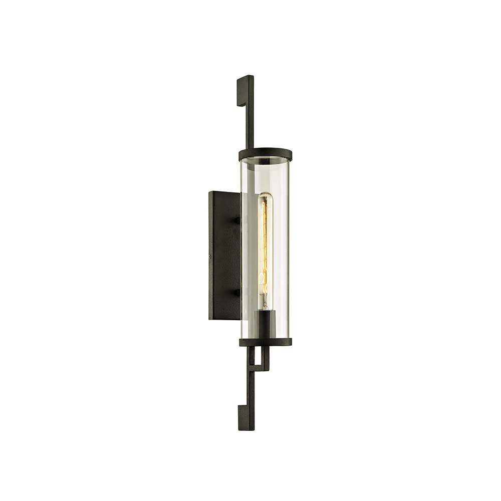 Park Slope Exterior Wall Sconce, Forged Iron. Picture 1