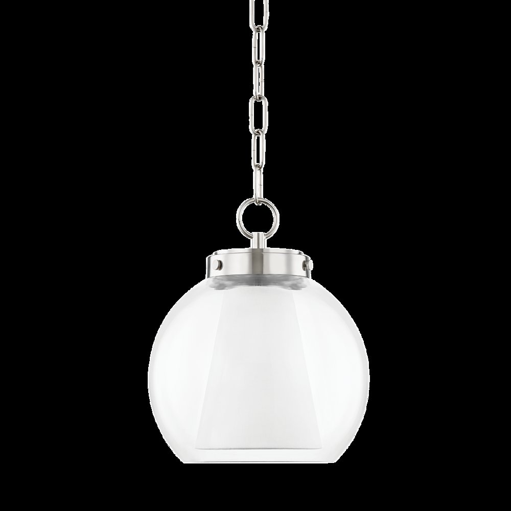 Sasha Pendant, Polished Nickel. Picture 1