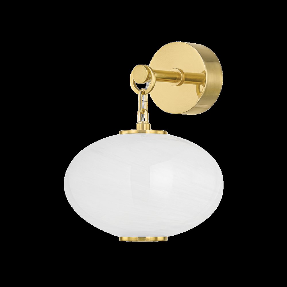 Nephele Wall Sconce, Vintage Polished Brass. Picture 1