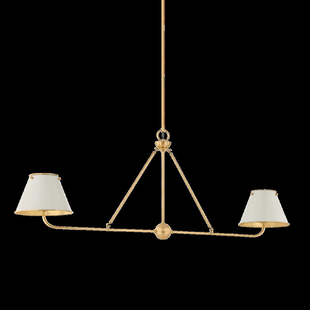 Burghley Linear, Aged Brass. Picture 1