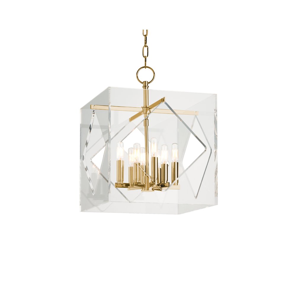 Travis Lantern, Aged Brass. Picture 1