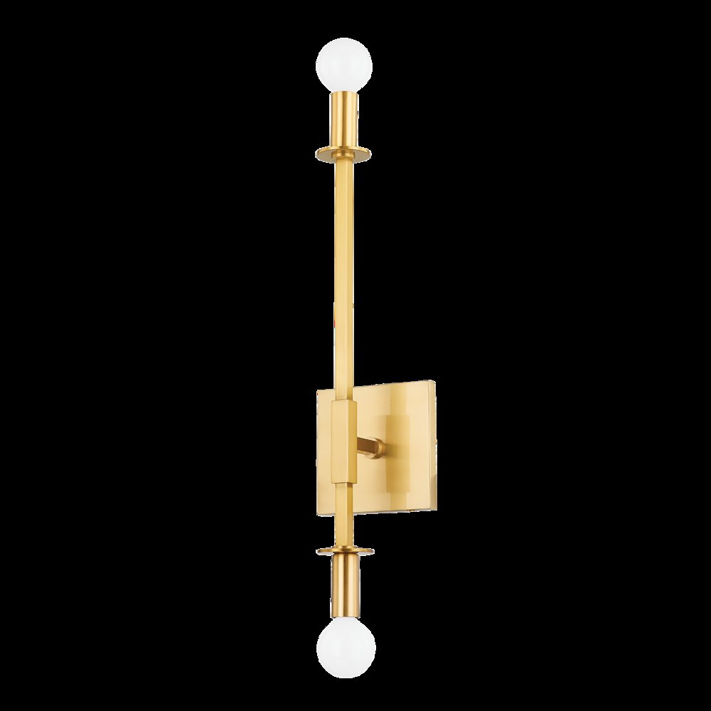 Milana Wall Sconce, Aged Brass. Picture 1