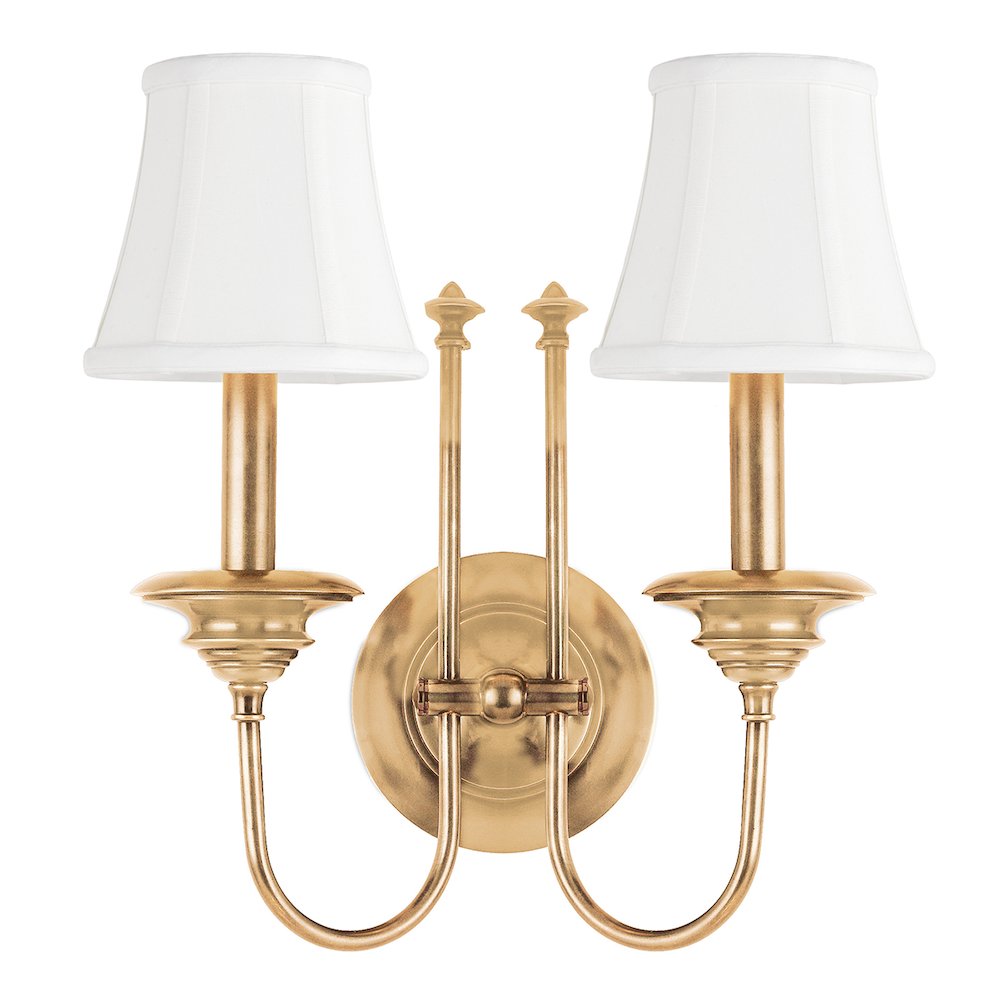 Yorktown Wall Sconce, Aged Brass. Picture 1
