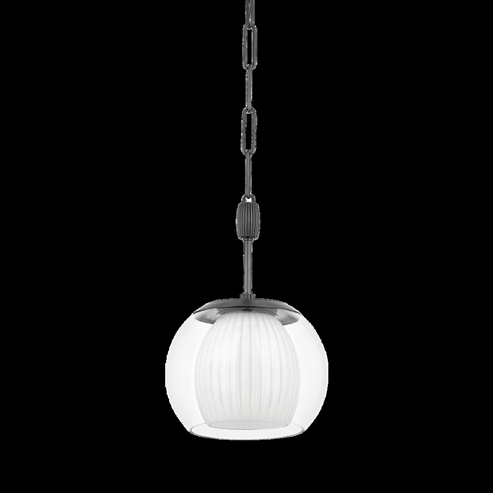 Clementon Pendant, Distressed Bronze. Picture 1