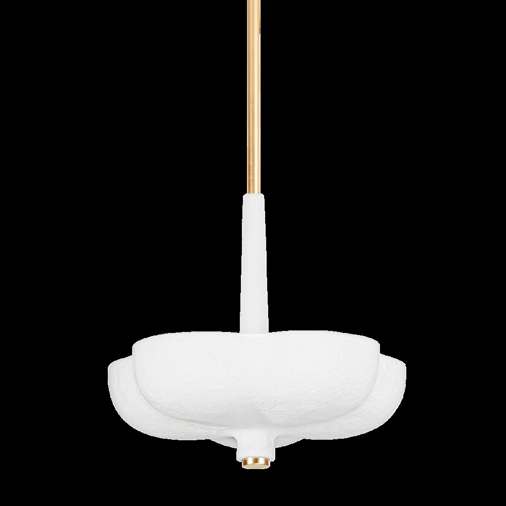 Rimini Pendant, Gold Leaf. Picture 1