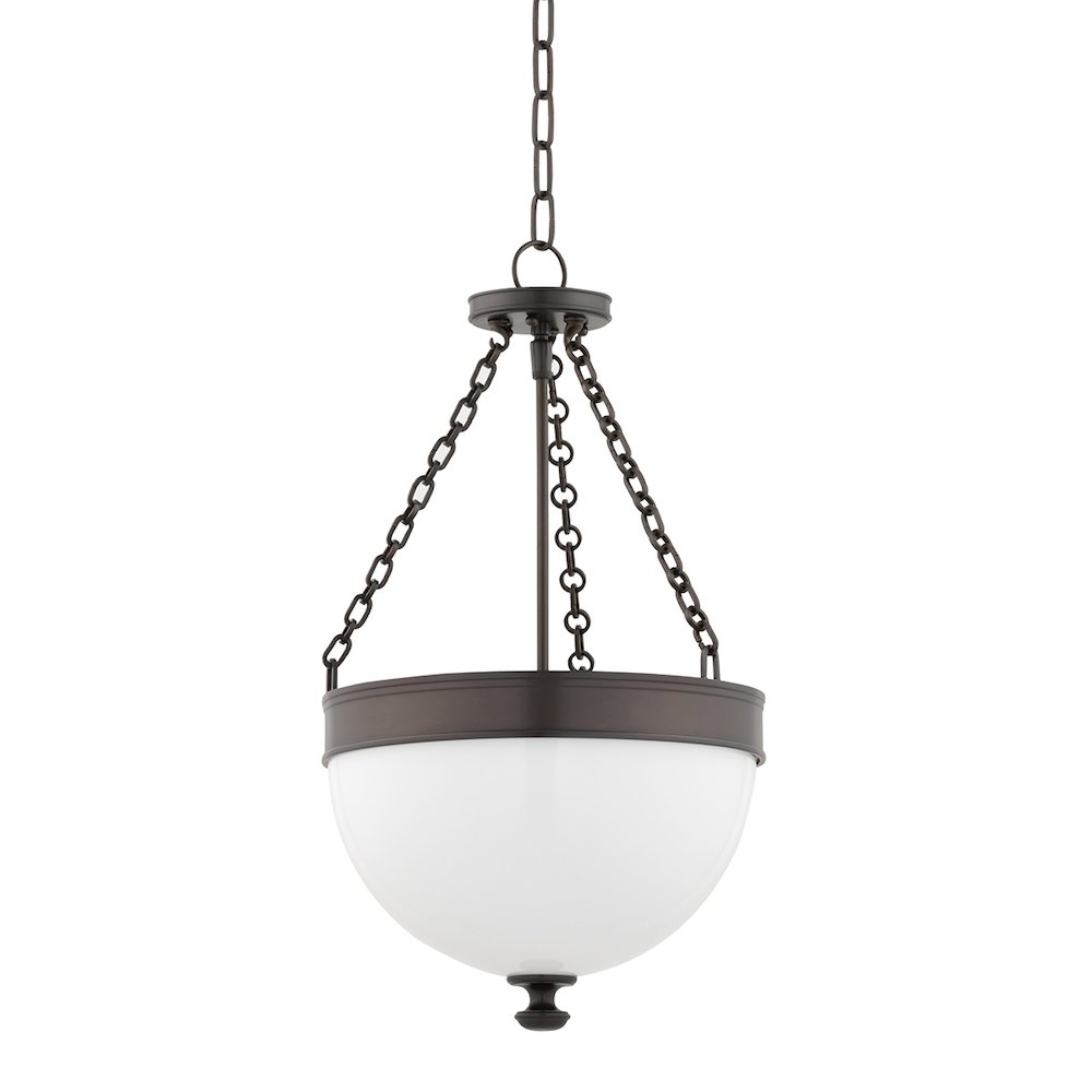 Barrington Pendant In Historic Bronze Color. Picture 1