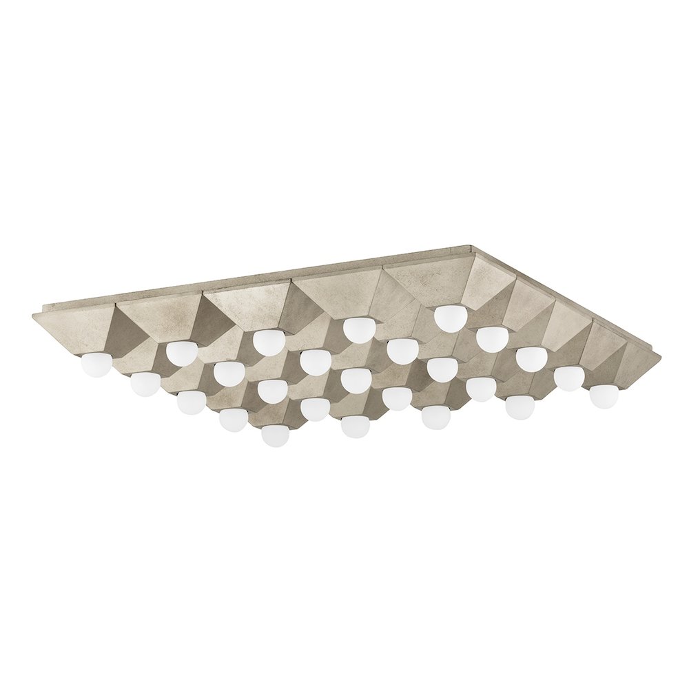 Max Flush Mount In Silver Leaf Color. Picture 1