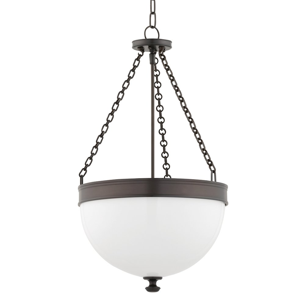 Barrington Pendant In Historic Bronze Color. Picture 1