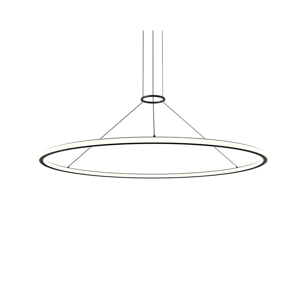 Luna Pendant, Satin Black. Picture 1