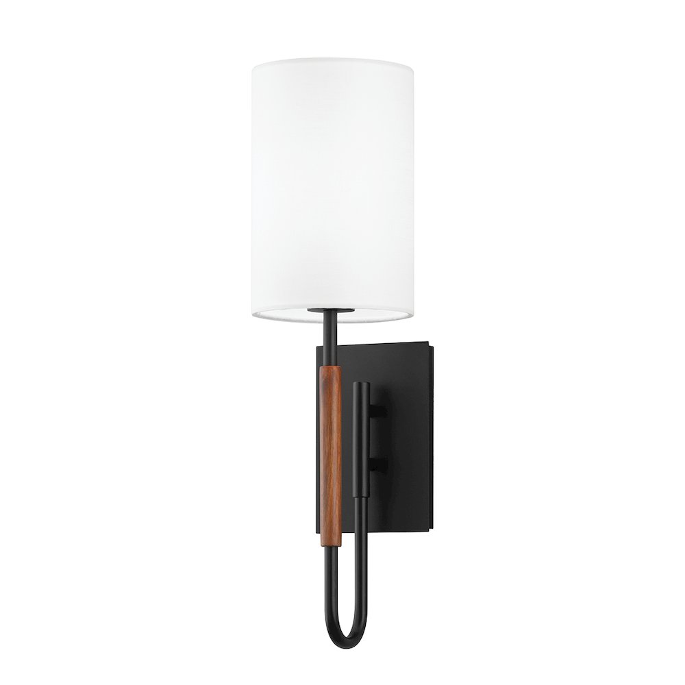 Cosmo Wall Sconce, Soft Black. Picture 1