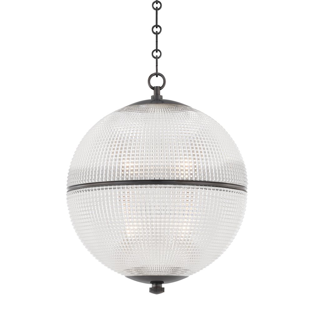 Sphere No. 3 Pendant, Distressed Bronze. Picture 1