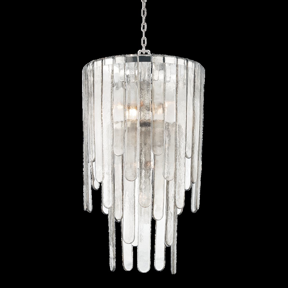 Fenwater Chandelier, Polished Nickel. Picture 1