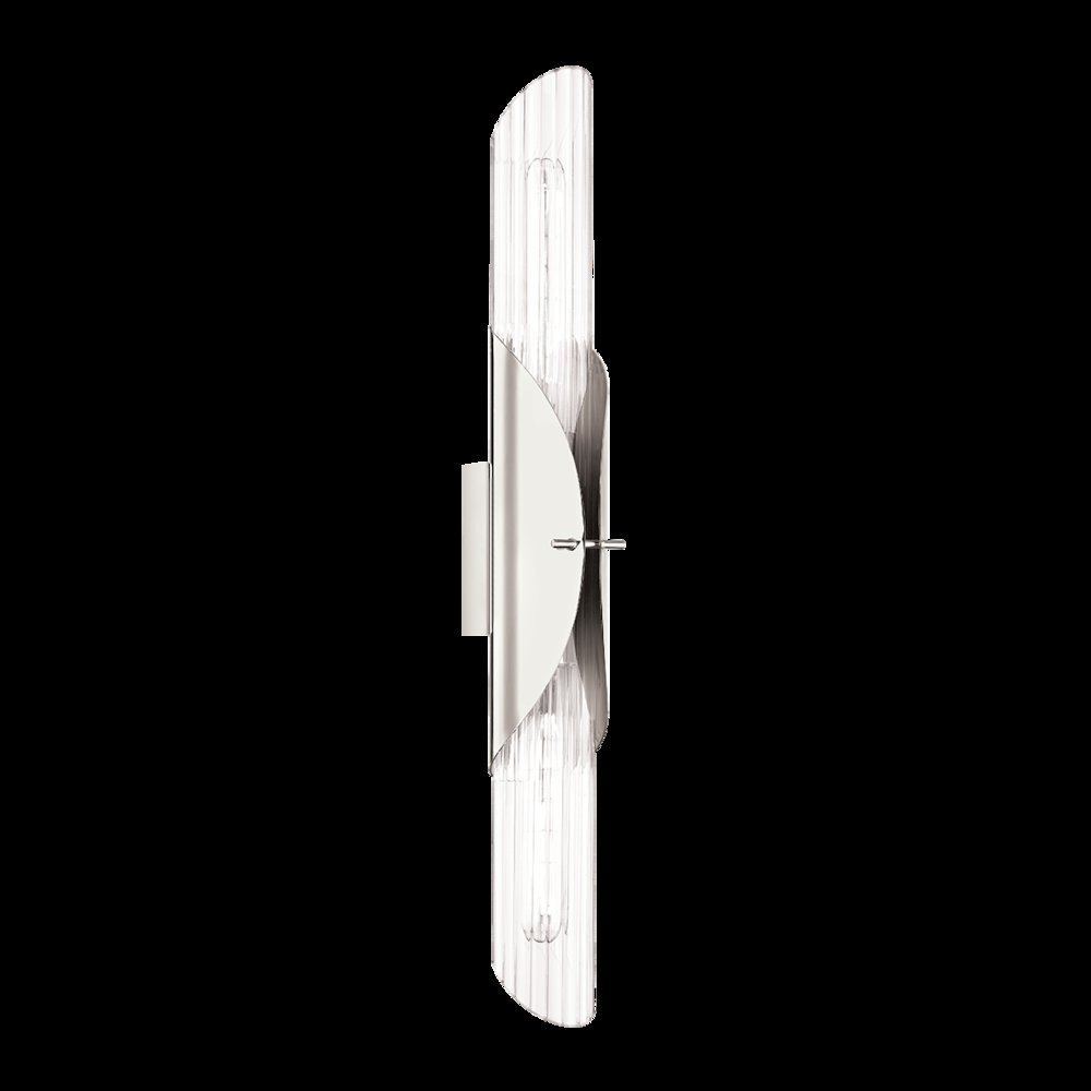 Lefferts Wall Sconce, Polished Nickel. Picture 1