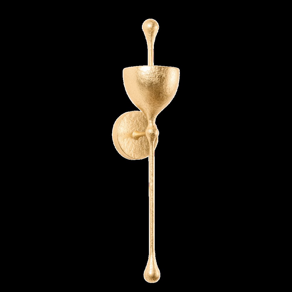 Antalya Wall Sconce, Vintage Gold Leaf. Picture 1