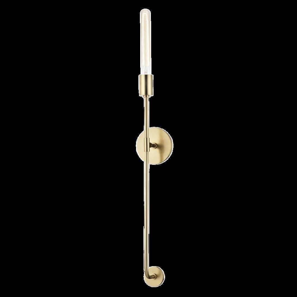 Dylan Wall Sconce, Aged Brass. Picture 1