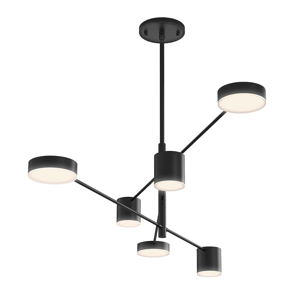 Counterpoint Pendant, Satin Black. Picture 1