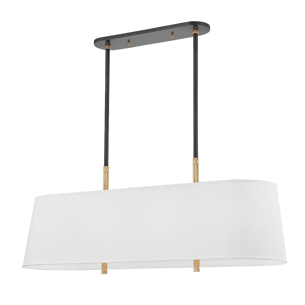 Bowery Linear In Aged Old Bronze Color. Picture 1