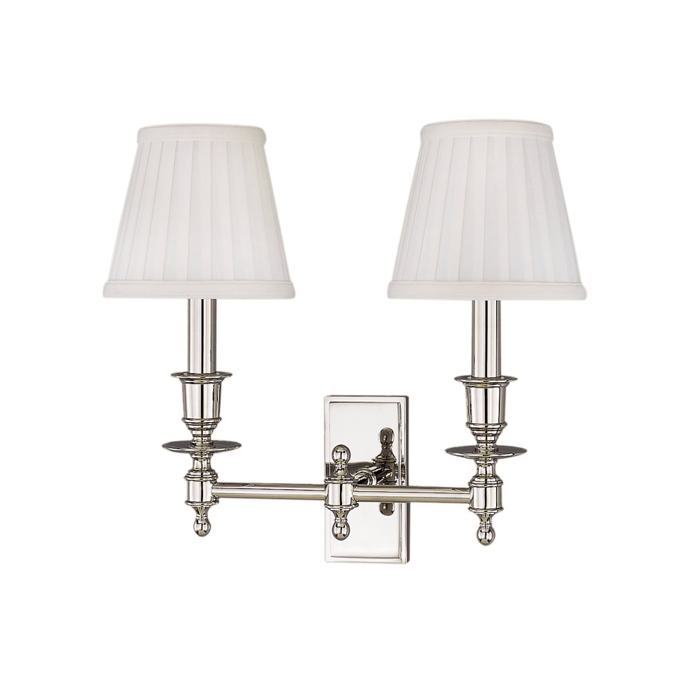 Ludlow Wall Sconce, Polished Nickel. Picture 1