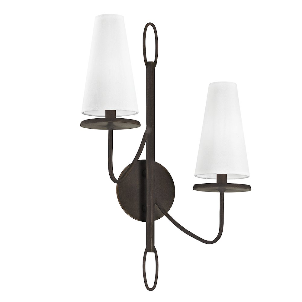 Marcel Wall Sconce, Textured Bronze. Picture 1