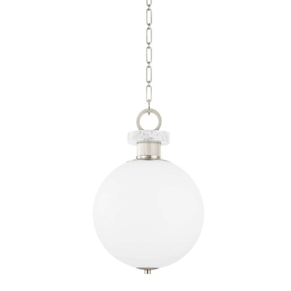Haru Pendant In Burnished Nickel Color. Picture 1