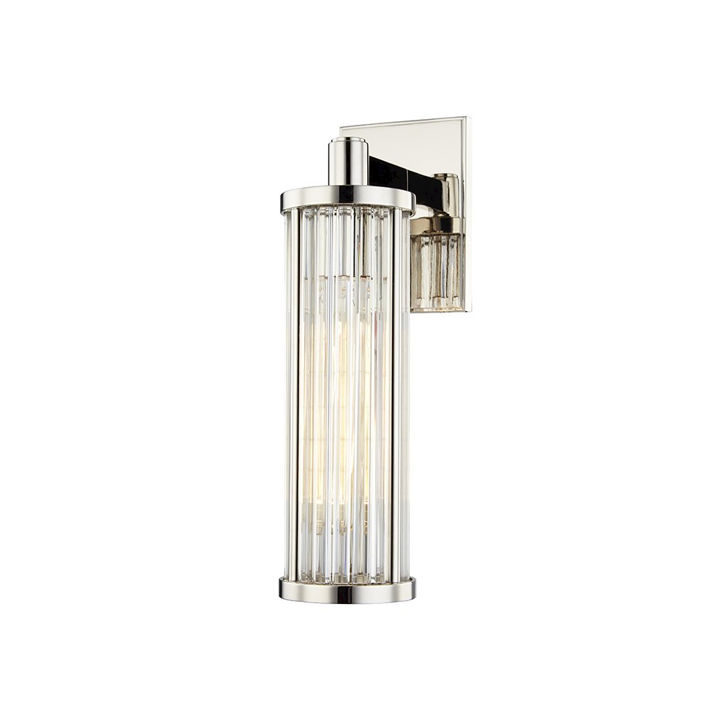 Marley Wall Sconce, Polished Nickel. Picture 1