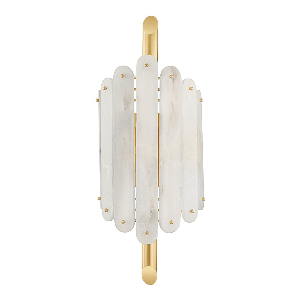 Selene Wall Sconce, Vintage Polished Brass. Picture 1