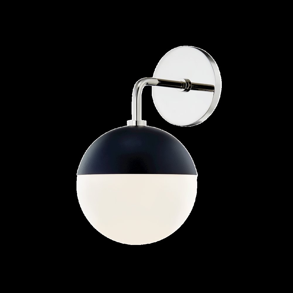 Renee Wall Sconce, Polished Nickel. Picture 1