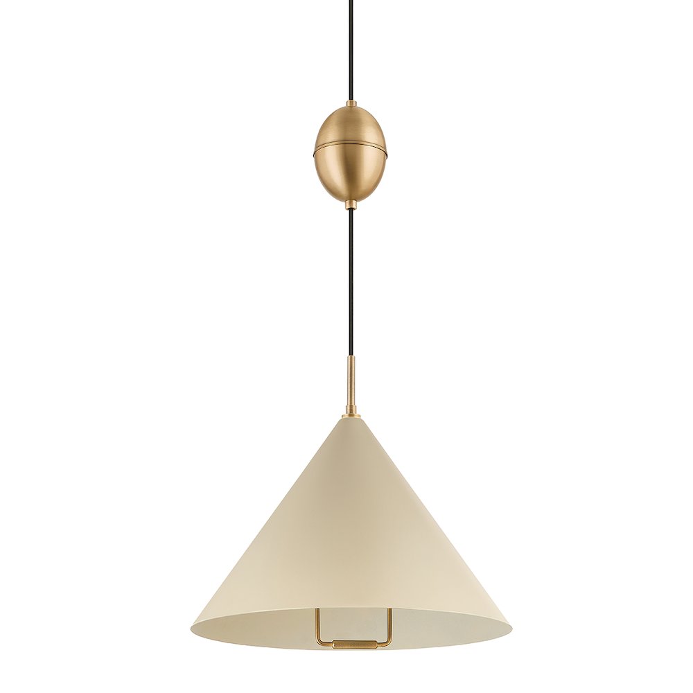 Fontana Pendant, Patina Brass. Picture 1