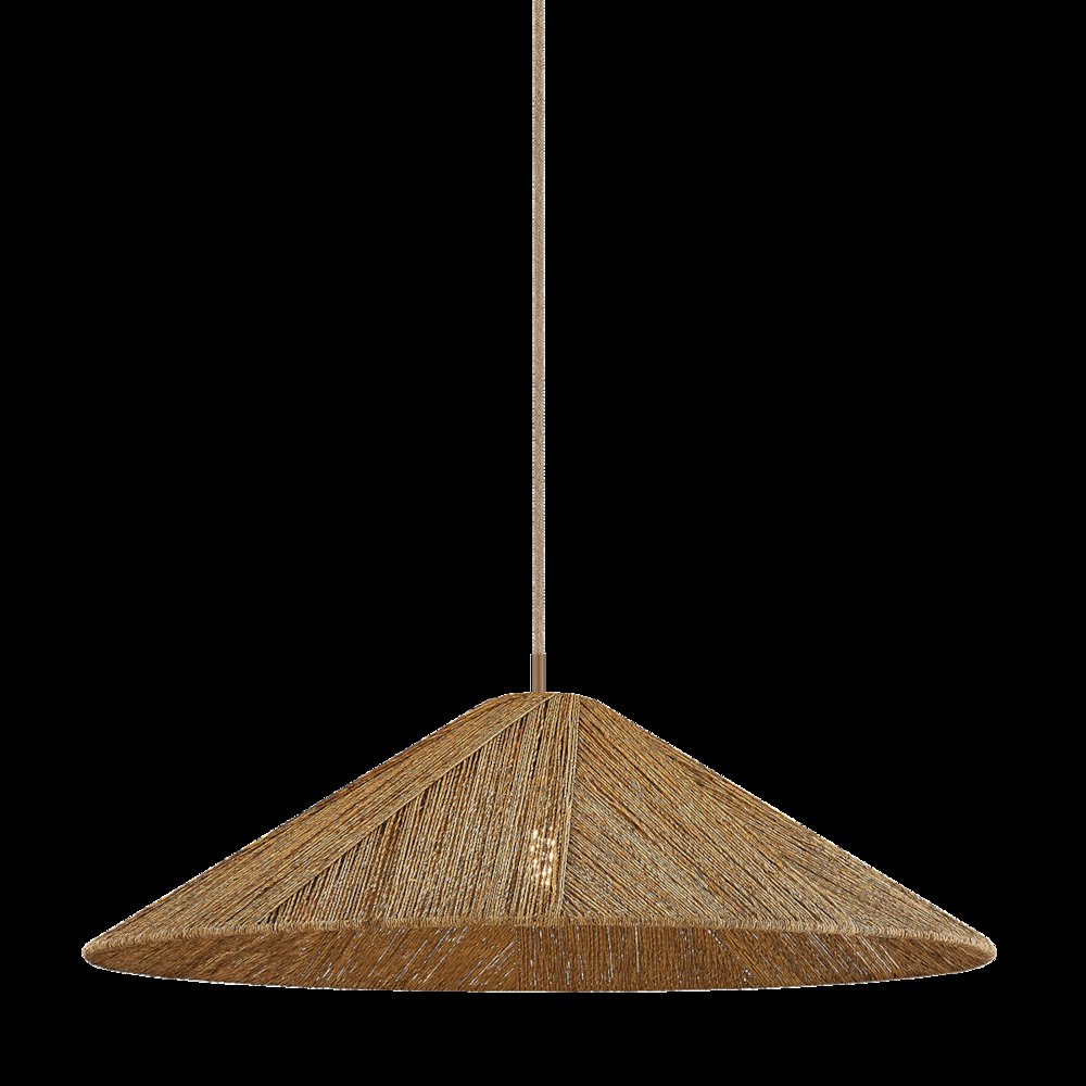 Ahrens Pendant, Patina Brass. Picture 1