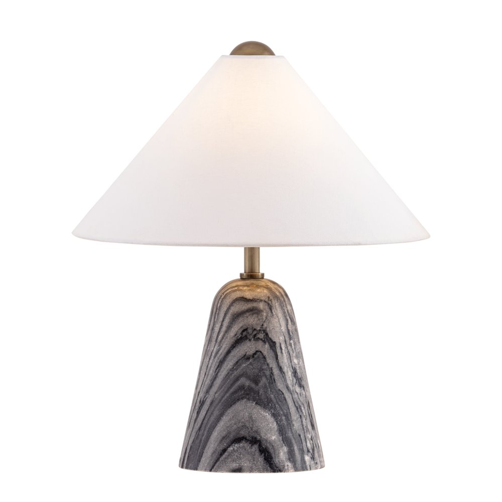 Millbrae Table Lamp, Patina Brass. Picture 1