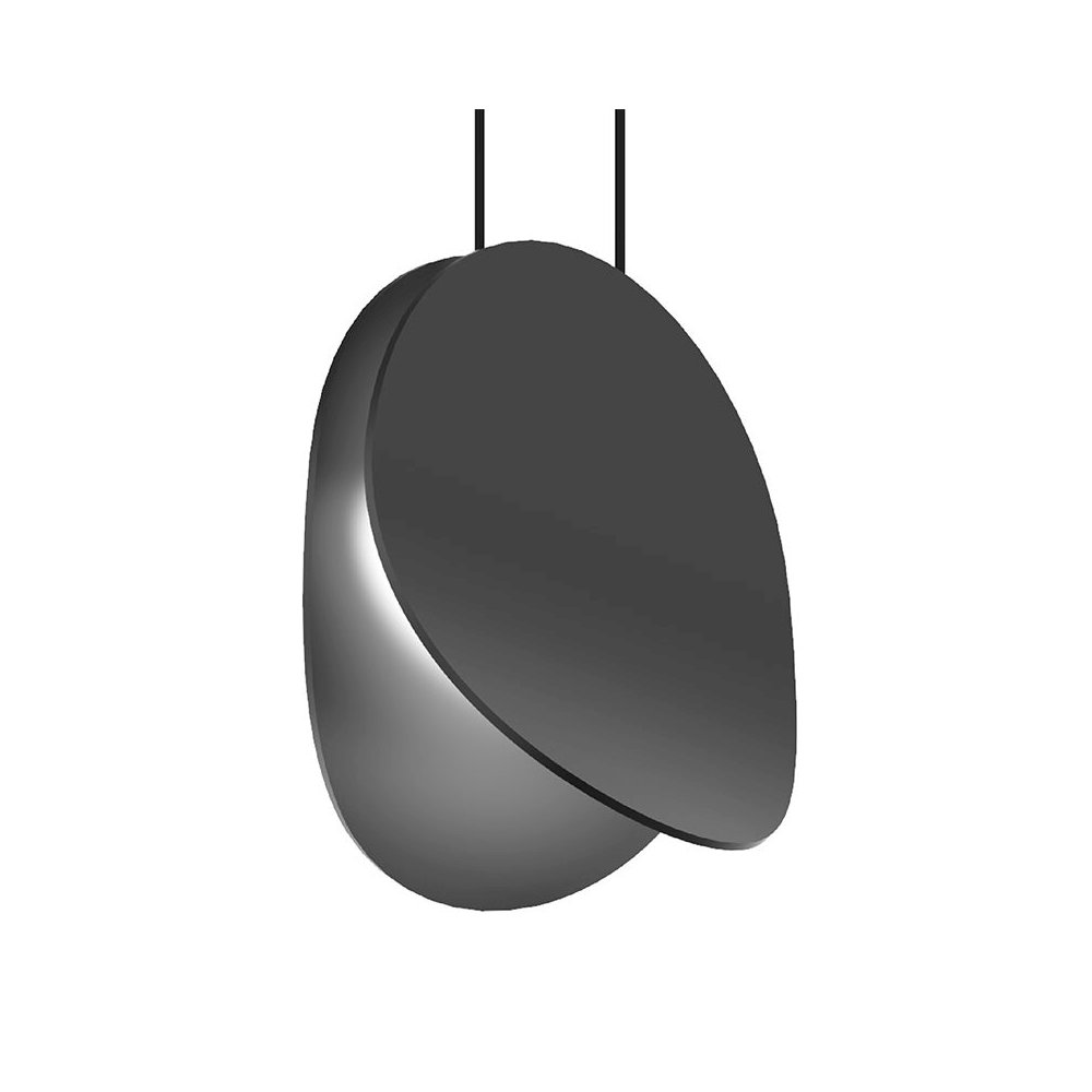 Malibu Discs Pendant, Satin Black. Picture 1