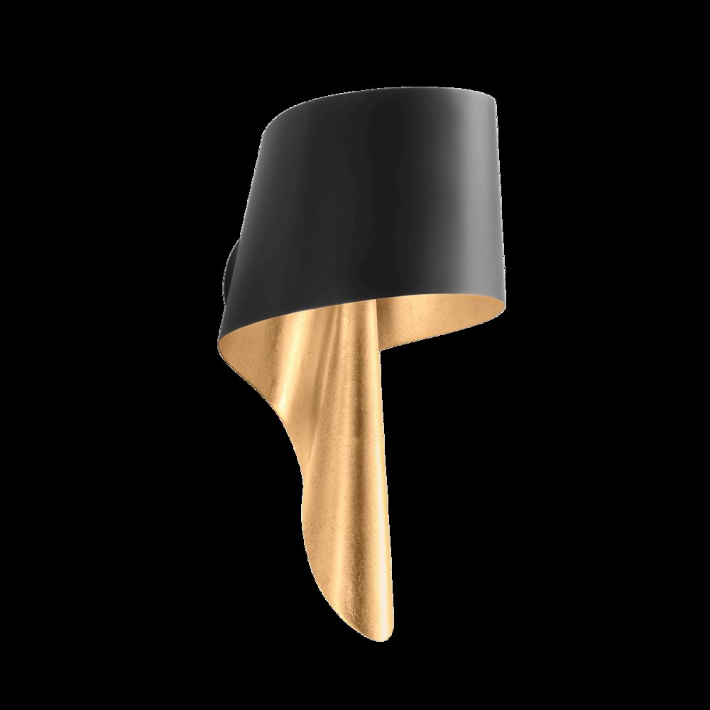 Lucia Wall Sconce, Vintage Gold Leaf. Picture 1