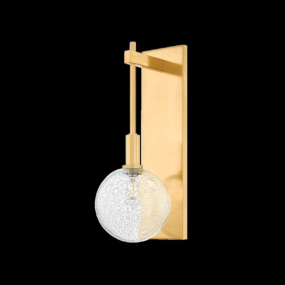 Onteora Wall Sconce, Aged Brass. Picture 1