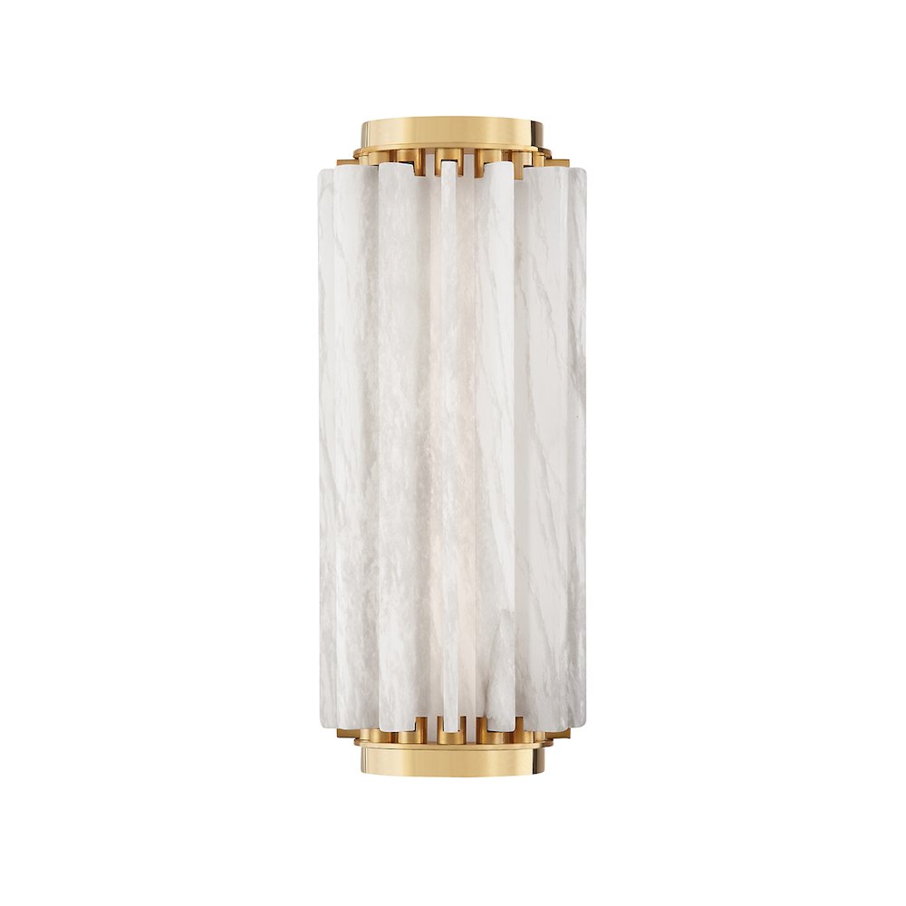 Hillside Wall Sconce, Aged Brass. Picture 1