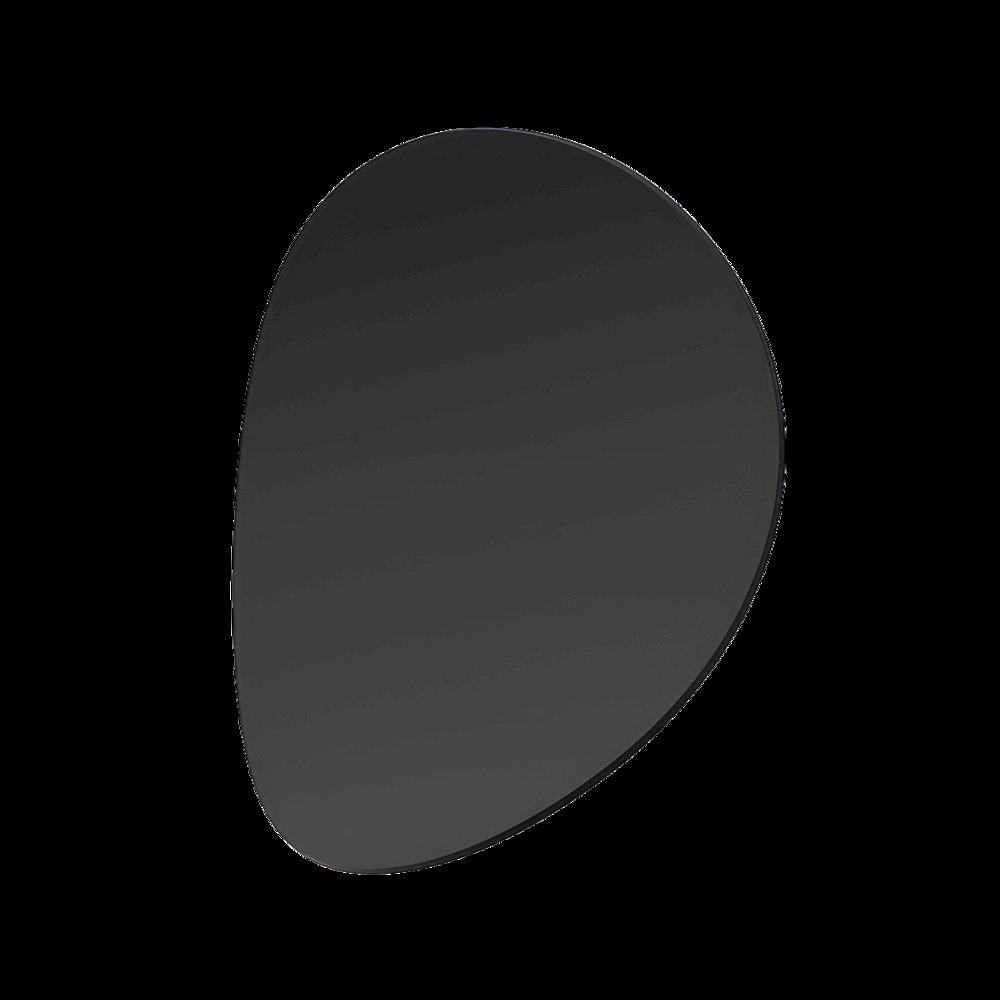 Malibu Discs Wall Sconce, Satin Black. Picture 1