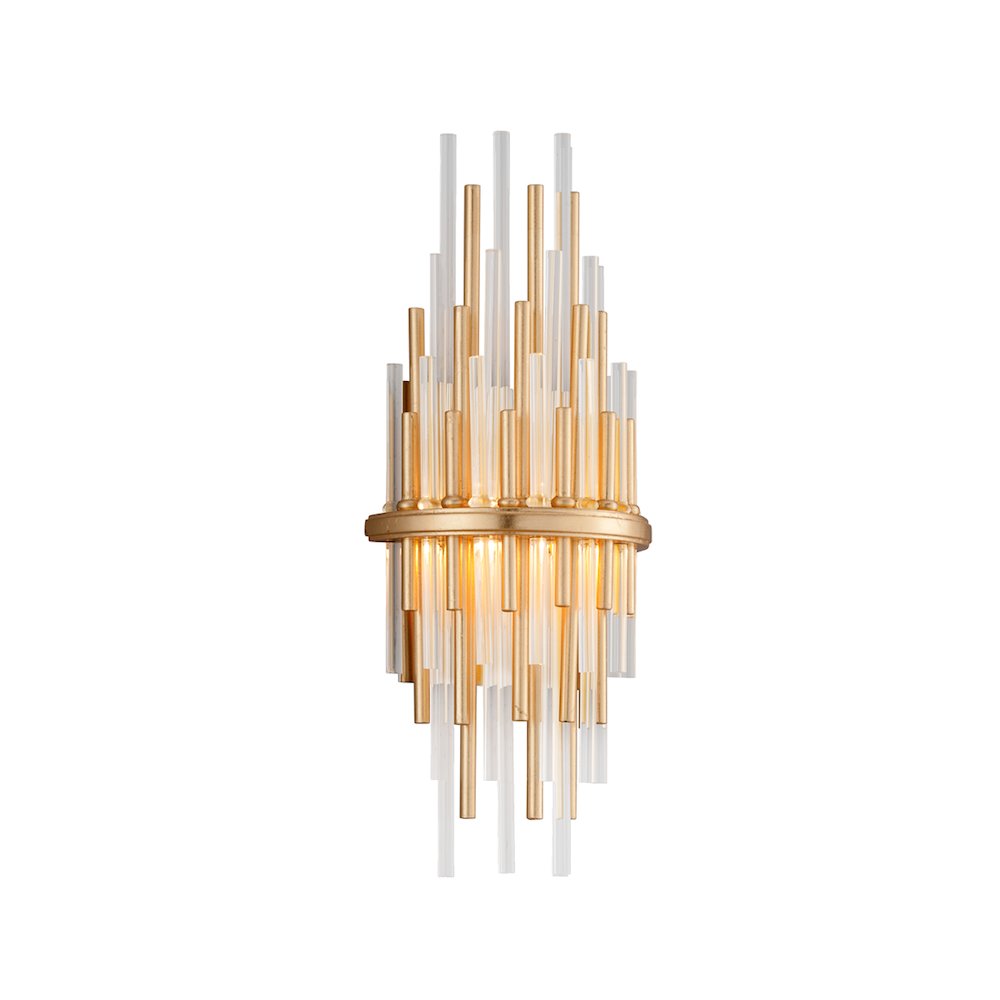 Theory Wall Sconce, Gold Leaf. Picture 1