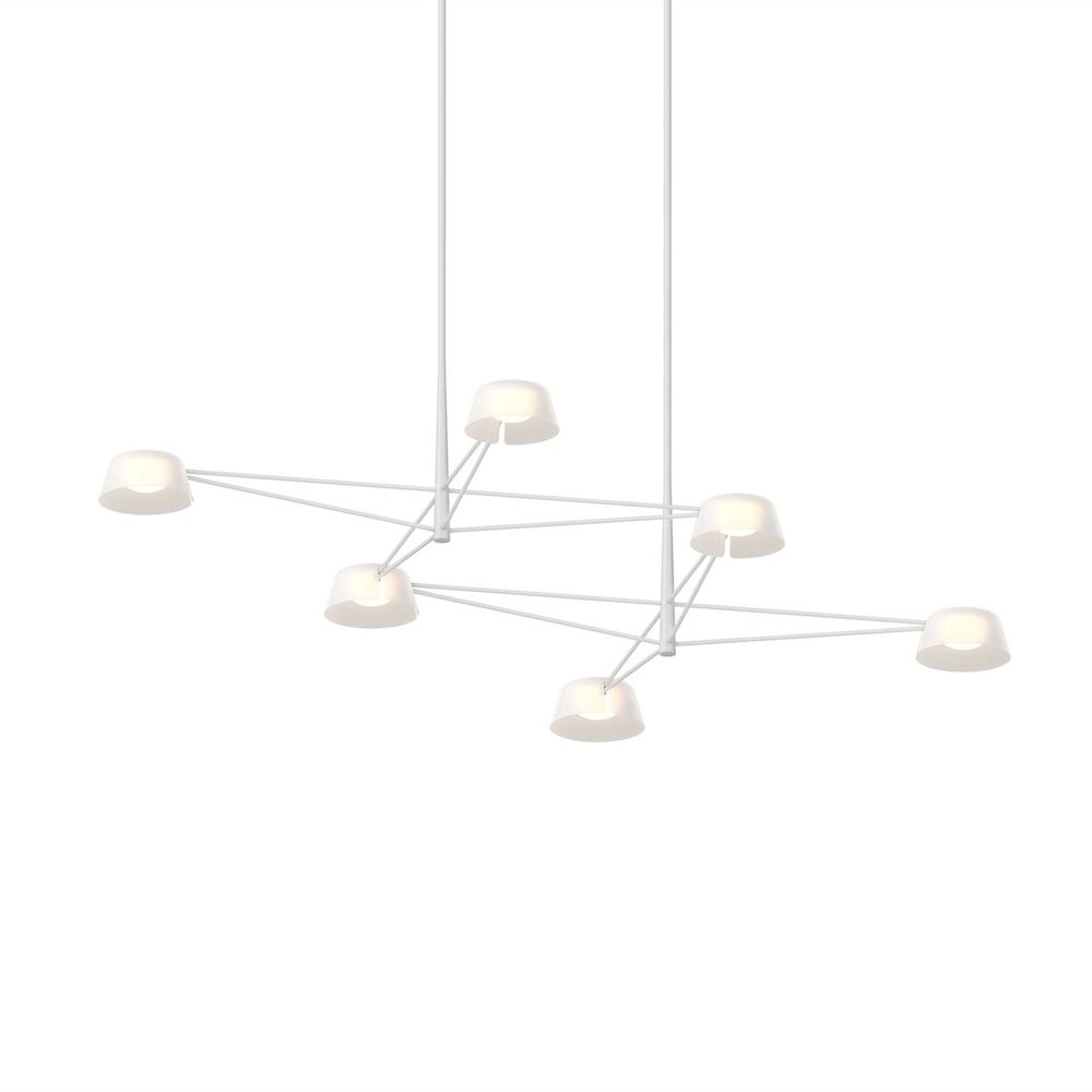 Ray Chandelier, Oxide Red. Picture 1